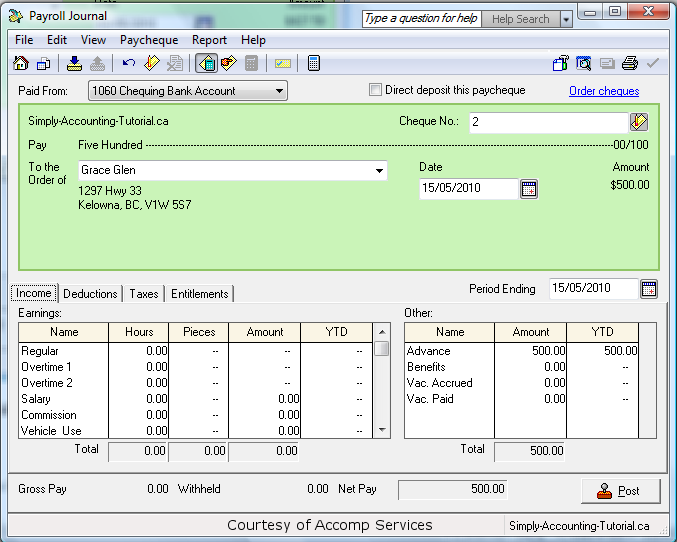 Software Business for Payroll
