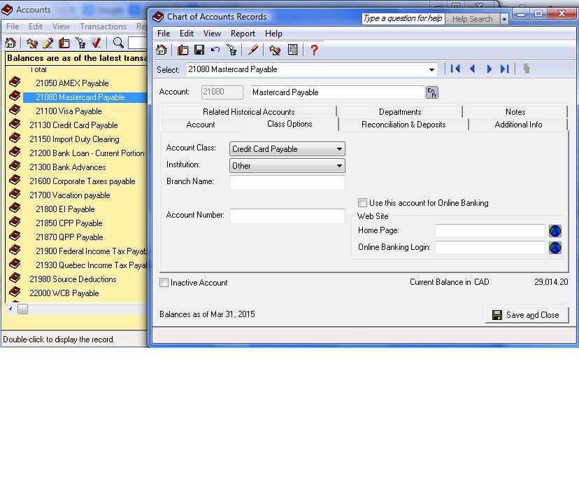 How To Set Up Chart Of Accounts In Sage 50