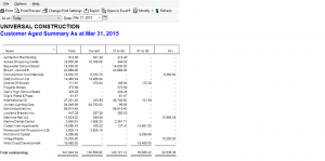 Customer Aged Report 2