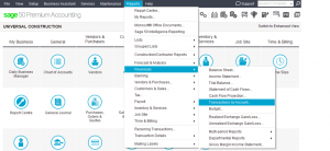 Reports financials general ledger