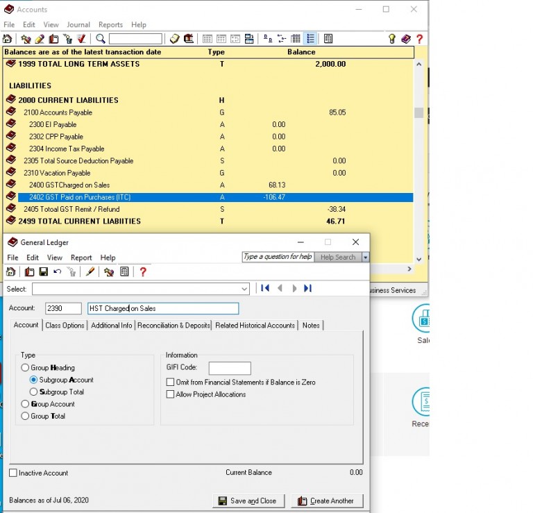 17 GST, HST Reports & Remittance Simply Accounting Tutorial